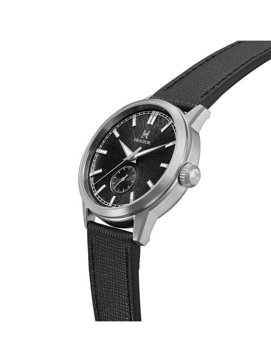 NWT Heritor Argento Automatic Black Dial Men\'s Watch